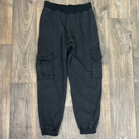 Alice + Olivia Women's Size XS Black Jersey Knit Cargo Jogger Pull On Sweatpants - Picture 6 of 11